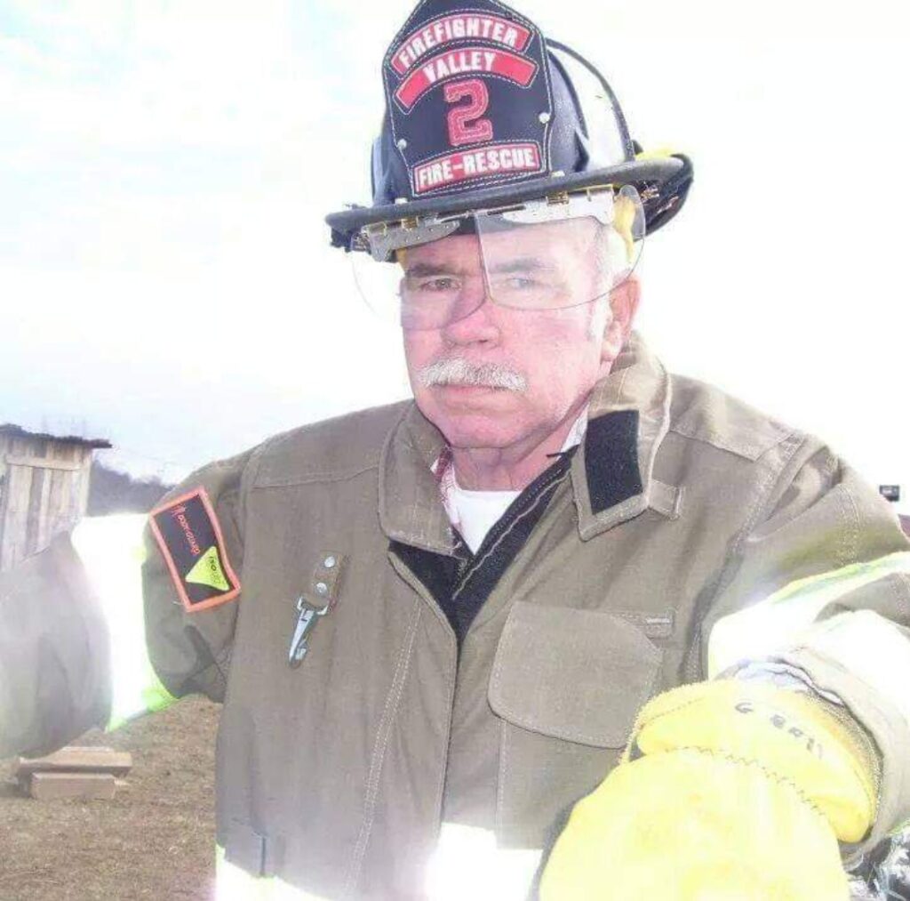 Firefighter George Ball